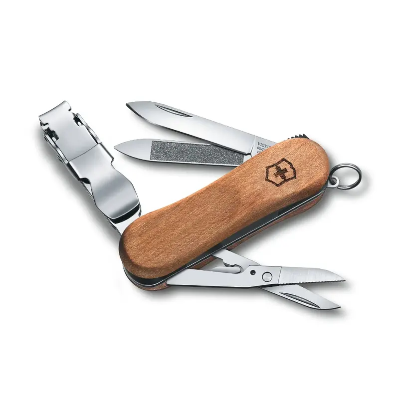 Victorinox Nail Clip 580 Personal Grooming Tool – Walnut Finish 1