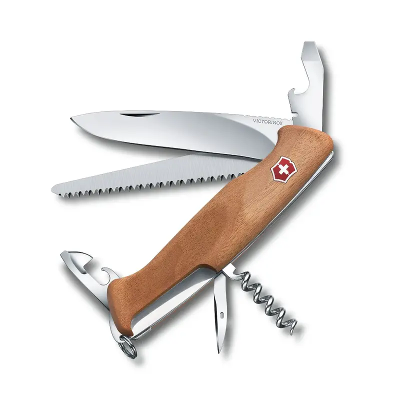 Victorinox Ranger Wood Walnut Handle Pocket Knife 1