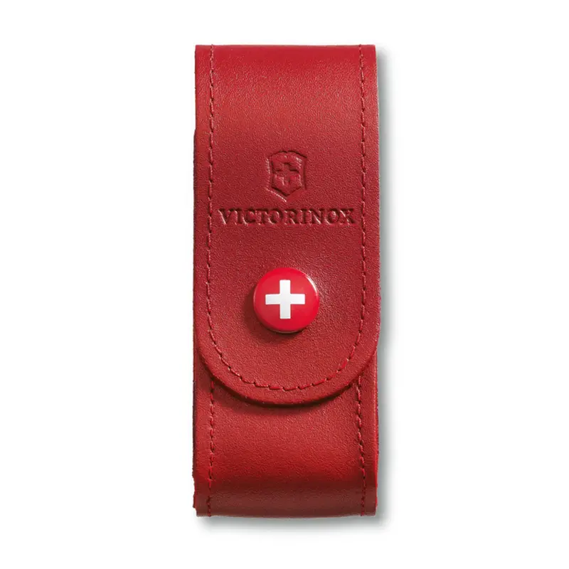 Victorinox Red Leather Belt Pouch – Premium Handcrafted 1