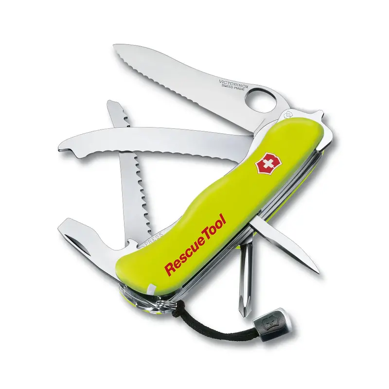 Victorinox Rescue Tool Multi-Function Emergency Knife – Neon Yellow 1