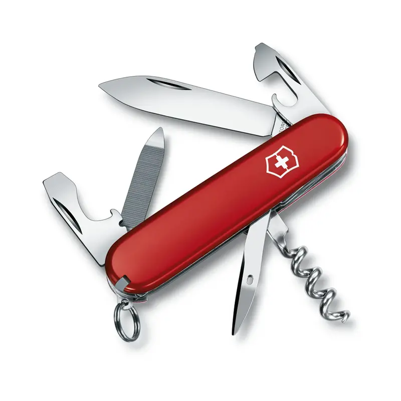 Victorinox Sportsman Pocket Knife – Red Handle 1