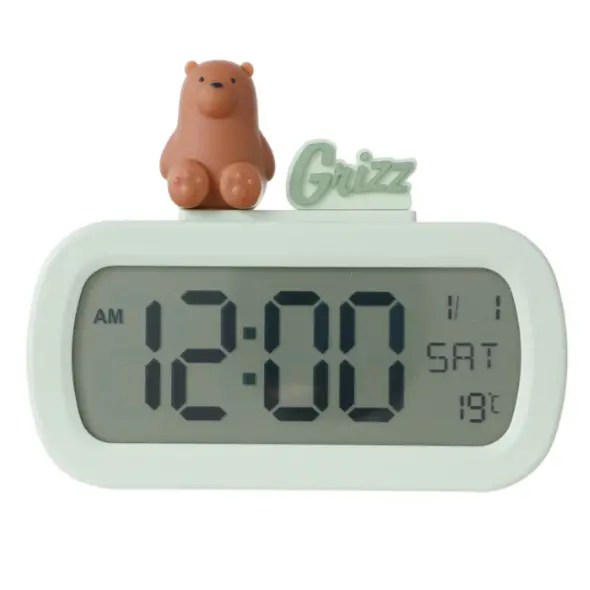We Bare Bears Alarm Clock – Grizz-Themed, Collection 5.0 1