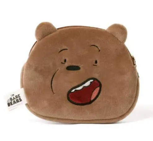 We Bare Bears Grizz-Themed Character Storage Bag For Collectibles 1
