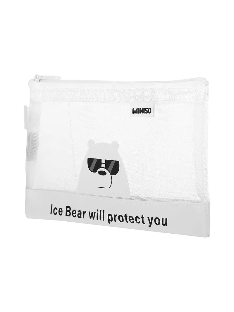 We Bare Bears Ice Bear A6 Document Organizer Bag 1
