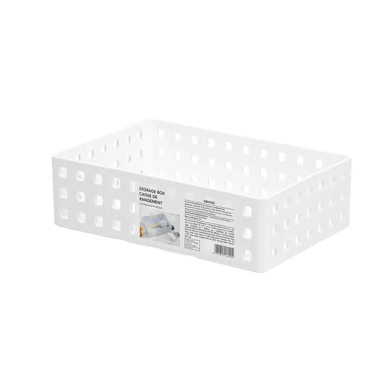 Wide Stackable Storage Container – Medium-Sized Space-Saving Bin 1