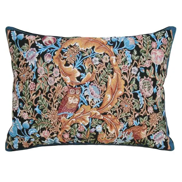 William Morris Owl And Pigeon Lumbar Cushion 1