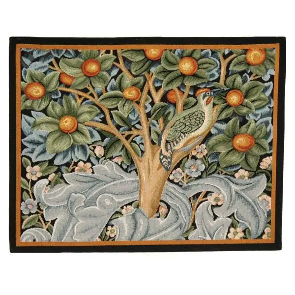 William Morris Woodpecker Linen Placemat 1