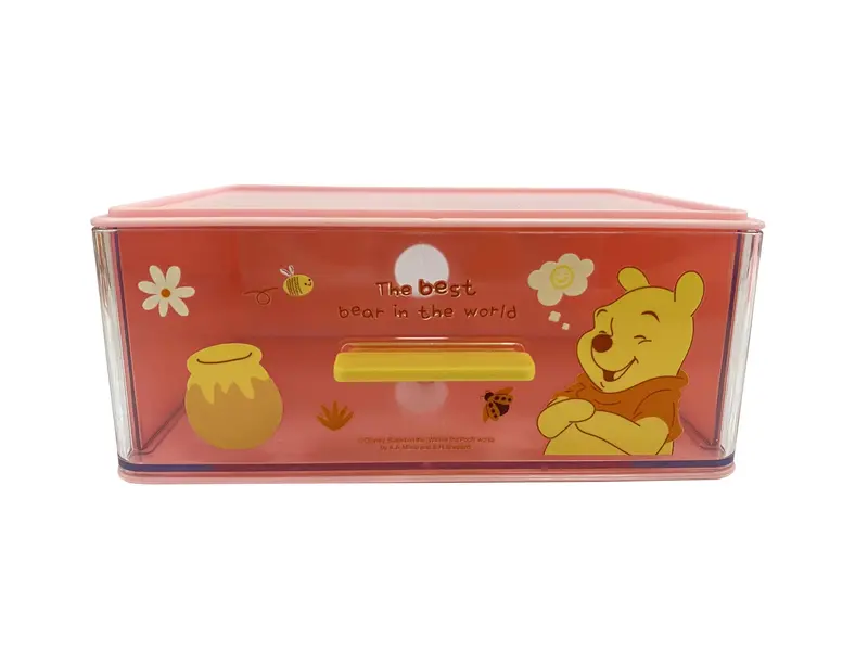 Winnie The Pooh Dustproof Storage Drawer – Themed Desktop Organizer 1