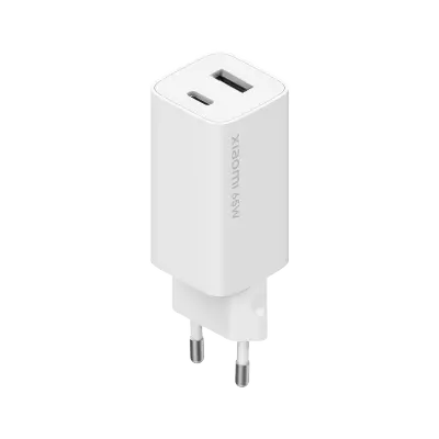 Xiaomi 65W Gan Wall Charger – Dual-Port Fast Charging (Usb-A + Usb-C) 1