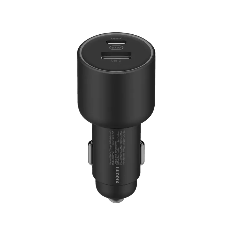 Xiaomi 67W Dual-Port Car Charger (Usb-A & Usb-C) 1
