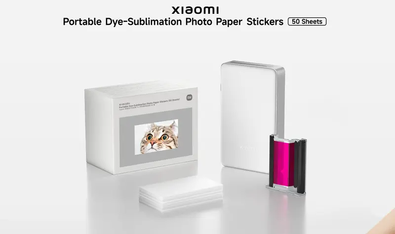 Xiaomi Portable Dye-Sublimation Photo Paper – 2×3" Sheets 3