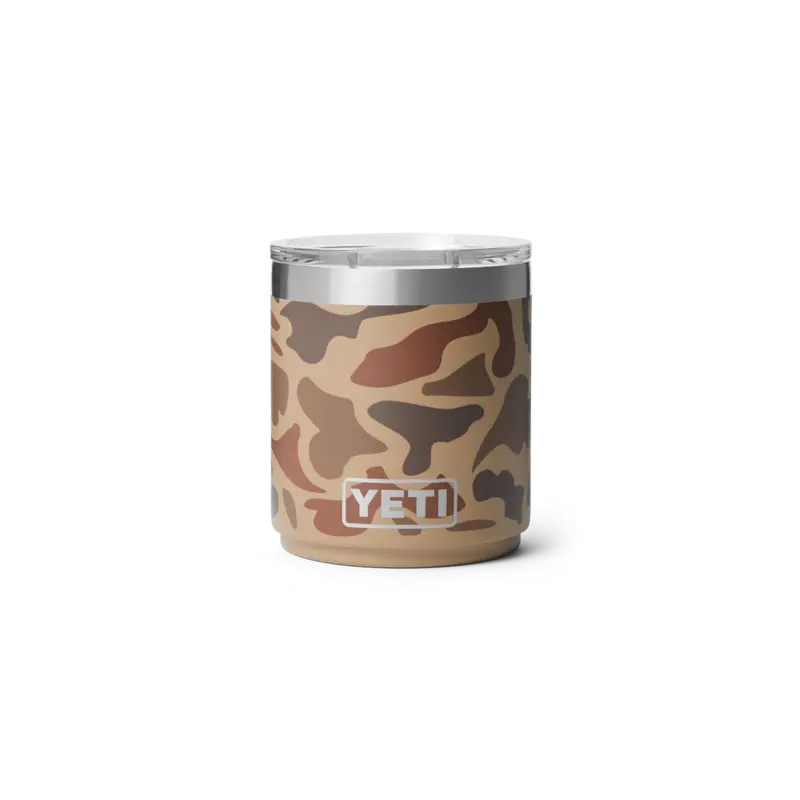 Yeti Rambler® 10 Oz Stackable Lowball Tumbler With Magslider™ Lid – Wetlands Camo 1