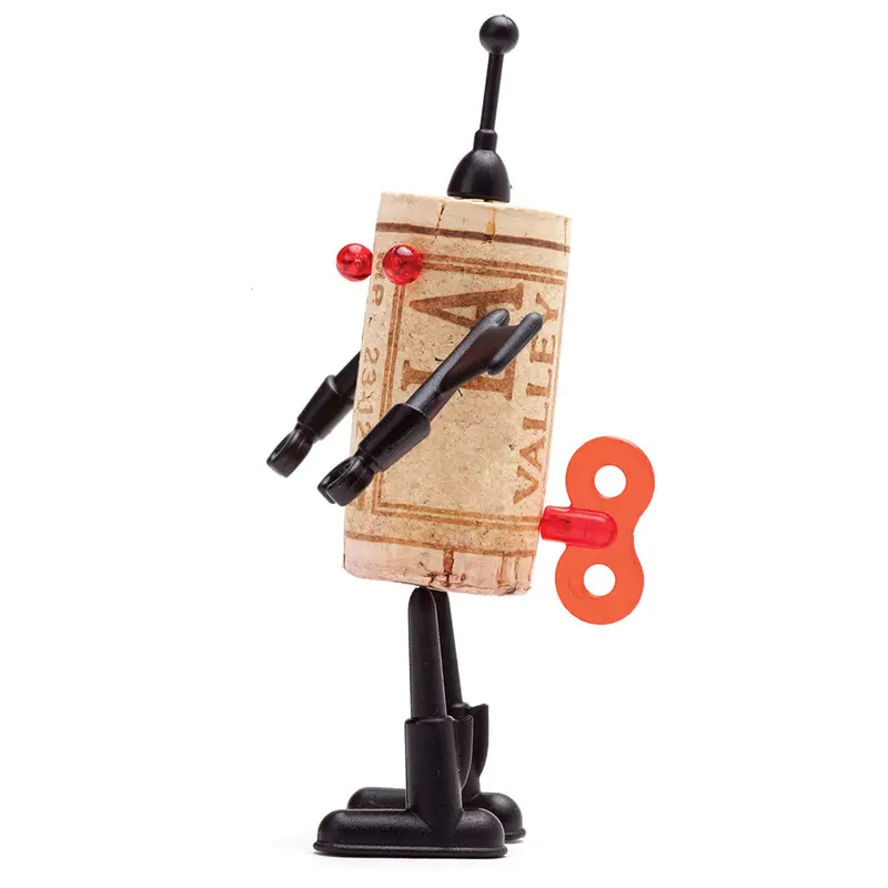 Yuri Robot-Themed Cork Accessory For Wine Enthusiasts 1