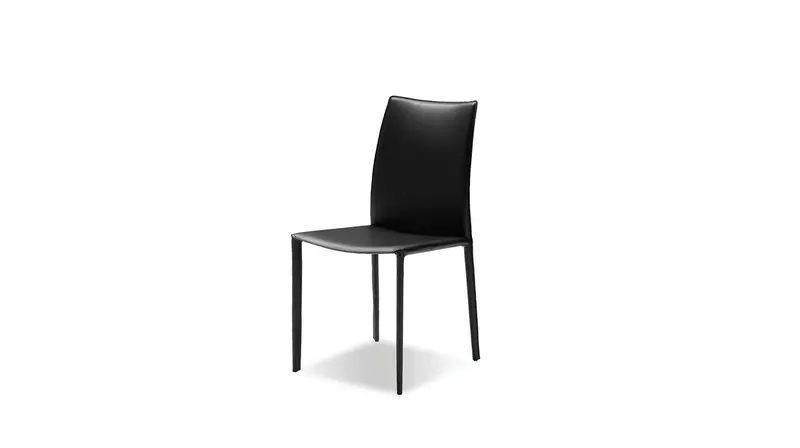 Zak Black Contemporary Dining Chair 1