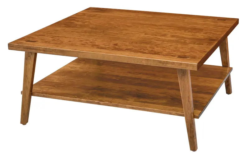 Zemple Modern Square Coffee Table With Clean Lines 1