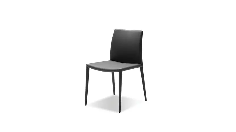 Zeno Grey Fabric Dining Chair 1