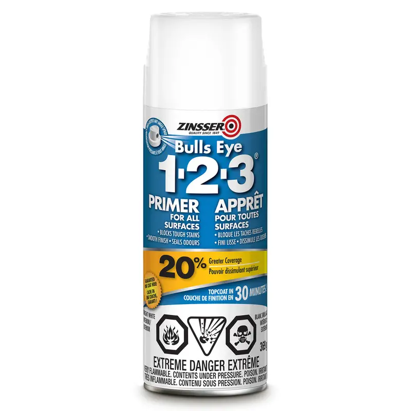 Zinsser Bulls Eye 1-2-3 Spray Primer 1