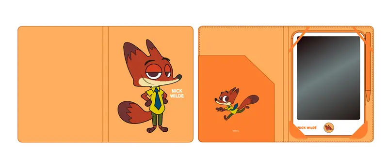 Zootopia-Themed Lcd Drawing Tablet – Nick Wilde Edition (Model H7D-S) 1