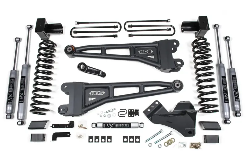 Bds 1524H 4-Inch Radius Arm Lift System For 2017–2019 Ford F-250 Super Duty Diesel Models 1