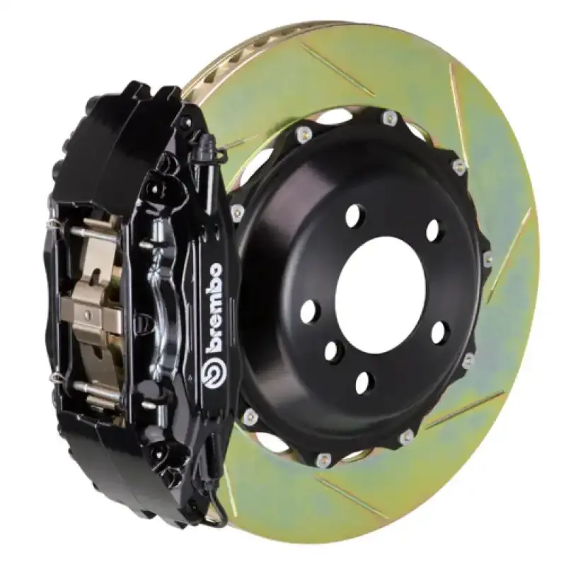 Brembo 15-21 Gti Front Big Brake Kit – 355×32 Mm Two-Piece Slotted Rotors, Black Finish 1