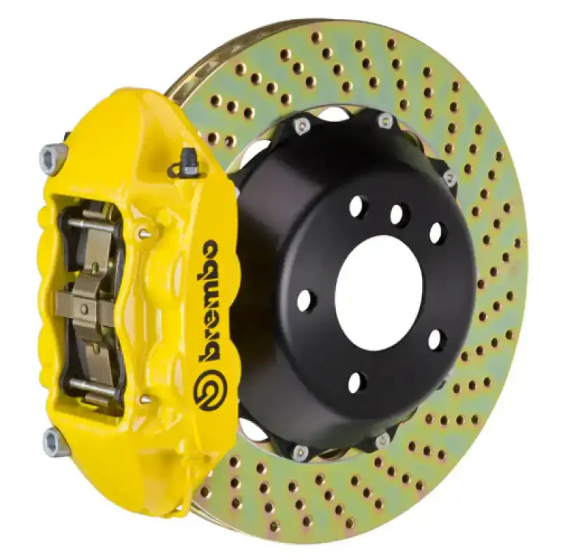 Brembo Gt Big Brake Kit For Hyundai Veloster Turbo – Front 4-Piston Calipers With Drilled 345X28 Rotors 1