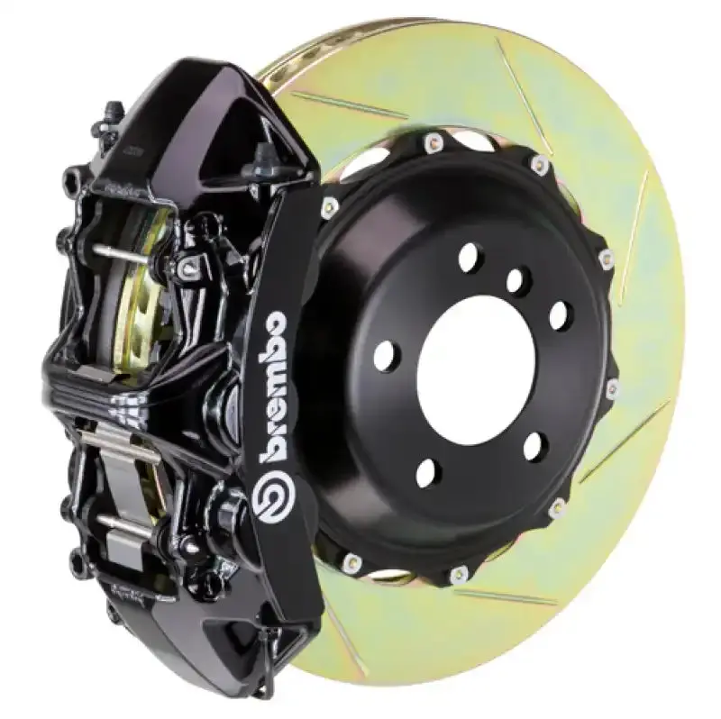 Brembo Gt Big Brake Kit – Front 6-Piston Calipers & 355×32Mm Two-Piece Slotted Rotors For 2003–2008 Sl500 1
