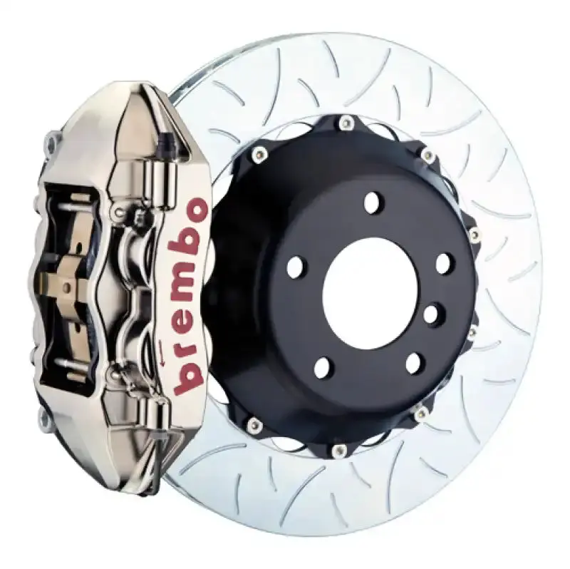 Brembo Gtr Rear Big Brake Kit For 1996–2005 Ferrari 550/575 – 380X28Mm Two-Piece Slotted Rotors With Nickel Plating 1