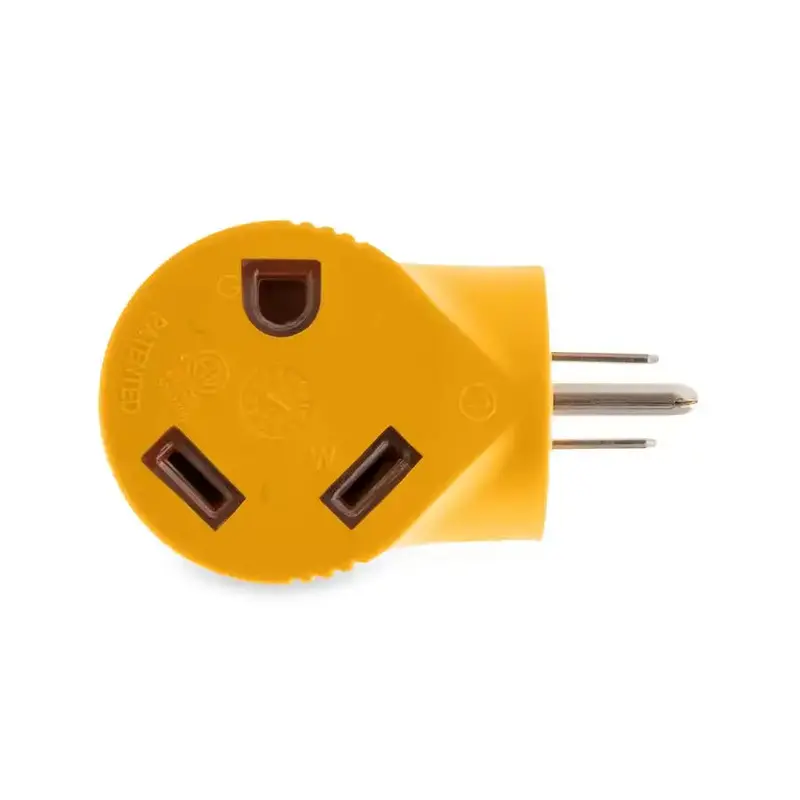 Camco 55325 Rv Power Cord Adapter: 15-Amp Male To 30-Amp Female Grip Connector 1