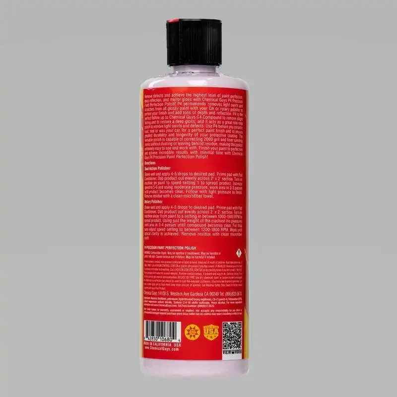Chemical Guys P4 Precision Paint Polish – 16Oz Professional Formula (Case Of 6) 1