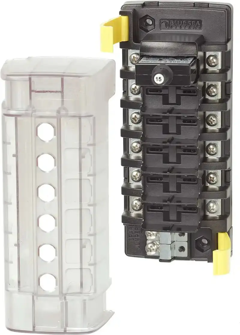 Circuit Breaker Block – 6-Circuit Industrial-Grade Distribution Module 1