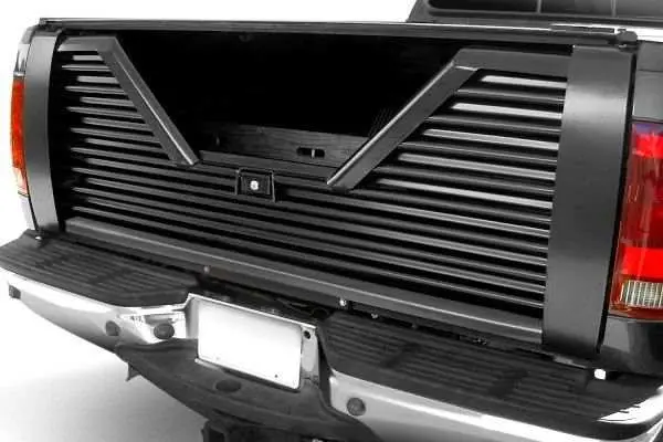 Custom Flow V-El10 Elite V-Shape Tailgate – Premium Stainless Steel Design 1