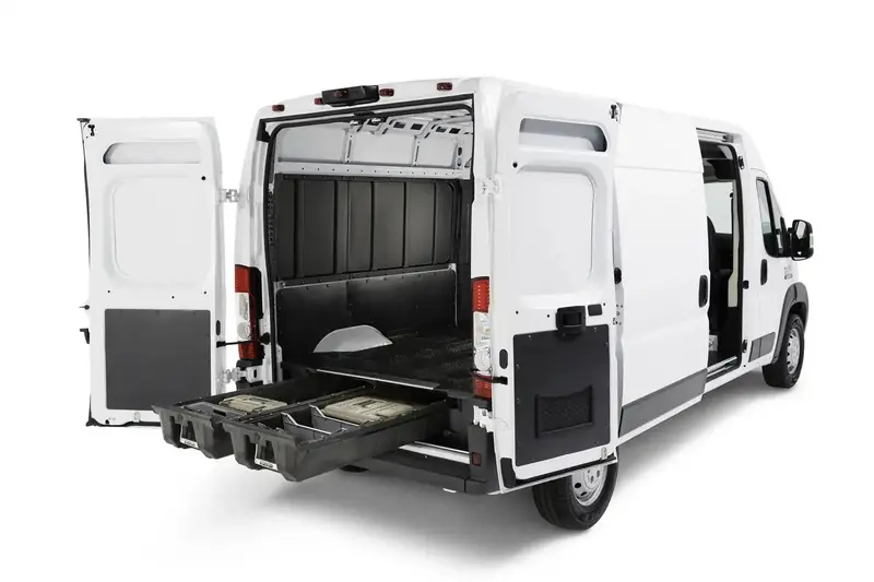 Decked Vnmb07Sprt65 Modular Cargo Van Storage System – Aluminum Drawer Platform For Sprinter Vans 1