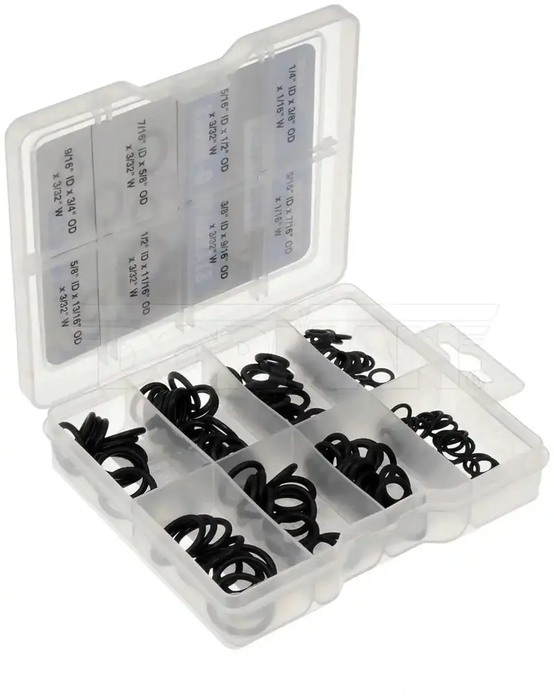 Dorman 799-451D O-Ring Assortment – 144-Piece Universal Rubber Seal Kit (Oe Solutions™) 1