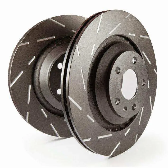 Ebc Usr7560 Slotted Brake Rotors – Precision-Cut Narrow Slots To Reduce Wind Noise And Improve Cooling 1