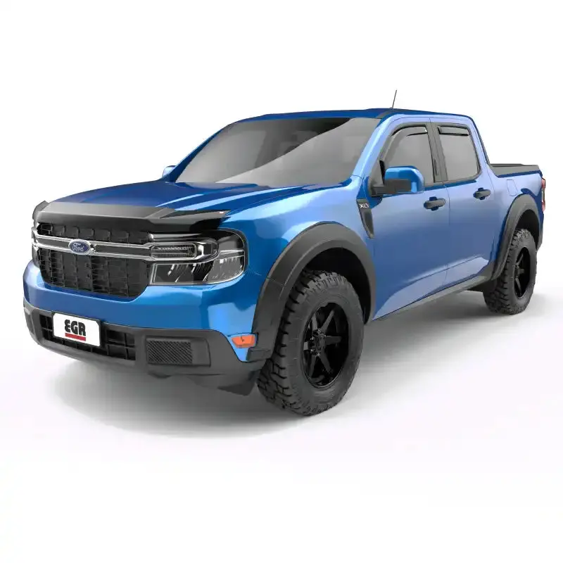 Egr Dark Smoke Window Visors – Front & Rear Set For 2022–2023 Ford Maverick Xl/Xlt/Lariat 1