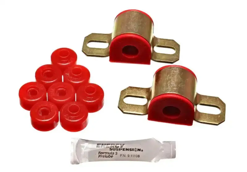 Energy Suspension Red Sway Bar Bushings – 16Mm Rear Frame Mounts For 1995–1998 Nissan 240Sx (S14) 1