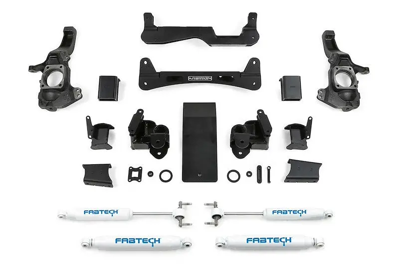 Fabtech K1159 6-Inch Ready-To-Install Lift System With Performance Shocks For 2020–2022 Gm 2500Hd 4Wd 1