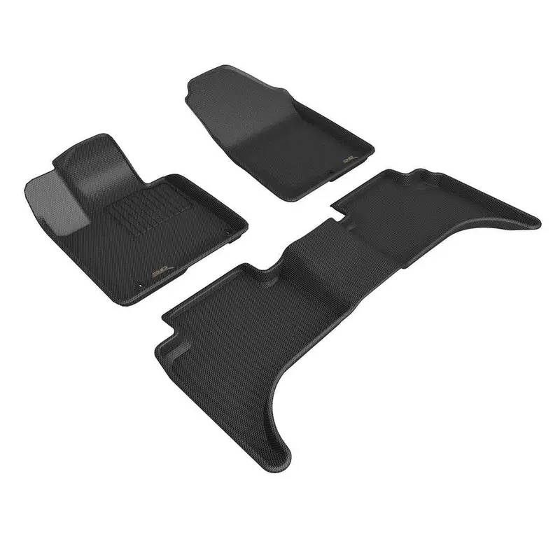 Floor Mats For 2022 Hyundai Santa Cruz – All-Weather Black (Flr Mat Hyundai) 1