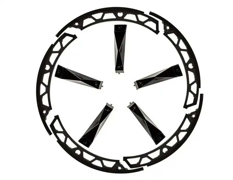 Gd04A 20X9.0-Inch Black Insert Wheel For Custom Off-Road Or Street Builds 1