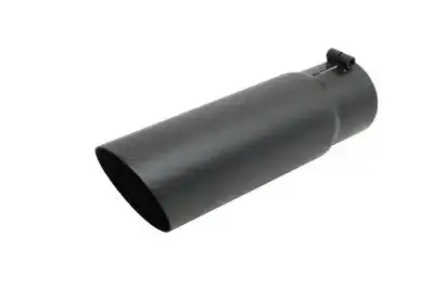 Gibson Performance Exhaust 500638-B Black Ceramic Angle Tip – Single-Wall, Aggressive Styling Accent 1