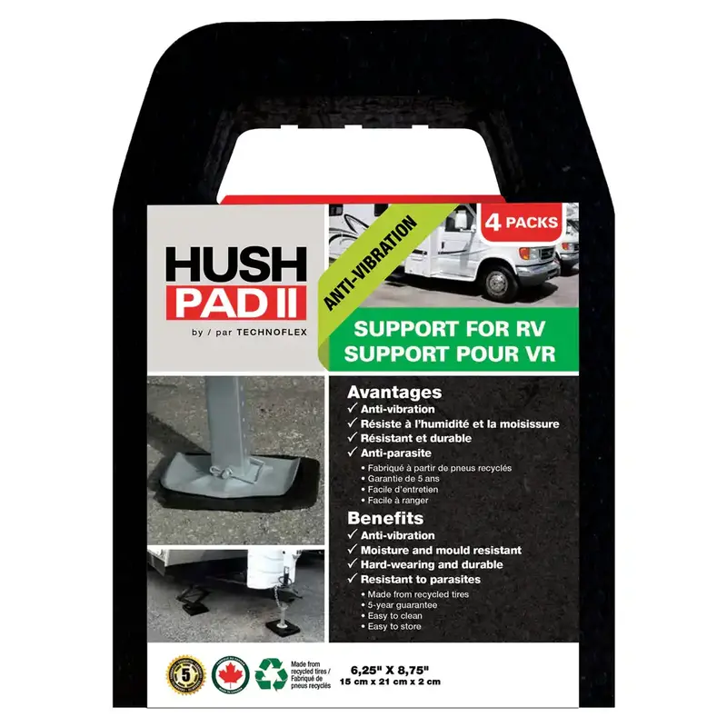Heng'S Ind Hp0608 Hush Pad For Motorhome Stabilizing Jacks – Noise-Reducing Isolation Mat 1