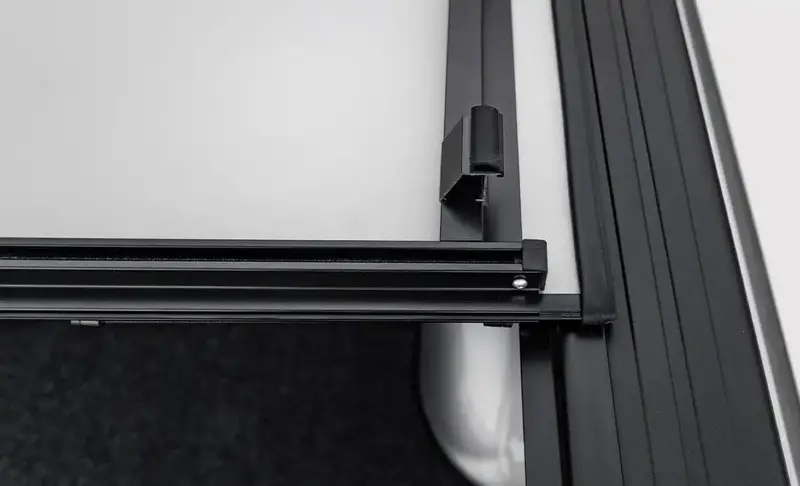 Lomax G3040029 – Hard Tri-Fold Truck Bed Cover With Split Rail Design & Matte Black Urethane Finish 1