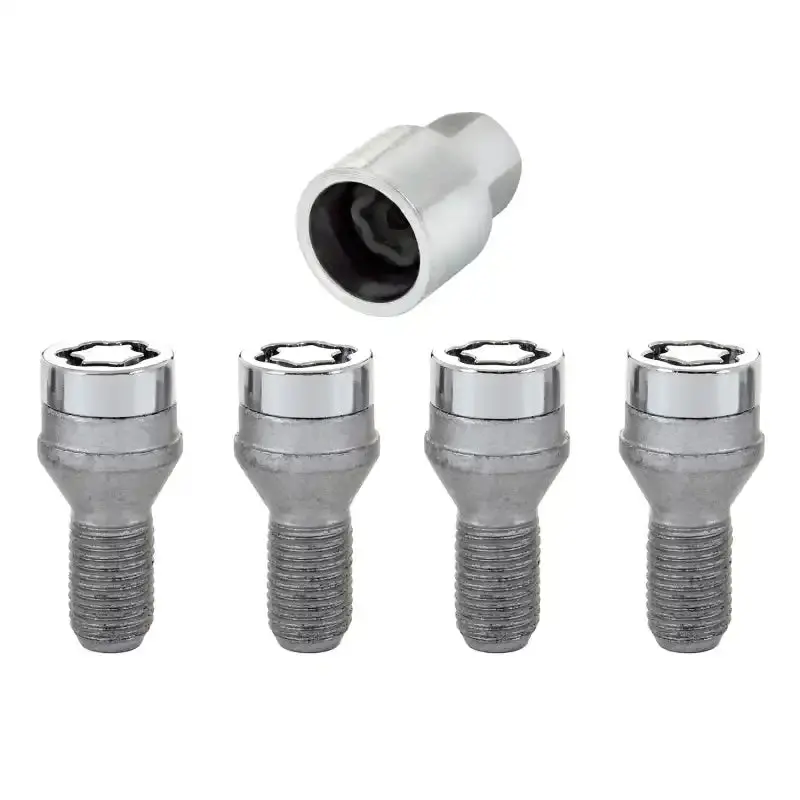 Mcgard 4-Piece Chrome Wheel Lock Bolt Set – Cone Seat, M12×1.25, 17Mm Hex, 22Mm Shank 1