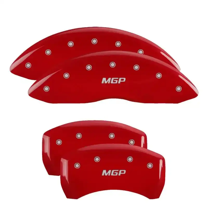 Mgp Engraved Caliper Covers – Red Finish With Silver Lettering, Fit 2015 Bmw I8 Front & Rear 1