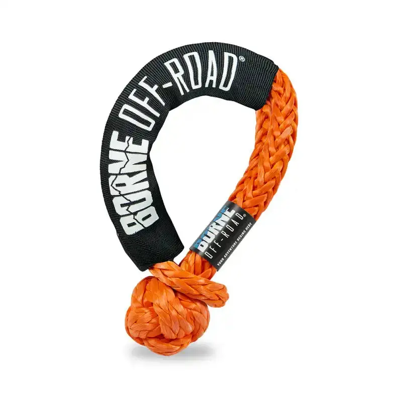 Mishimoto Soft Shackle – 7/16" X 20" Heavy-Duty Recovery Loop In Dark Orange 1