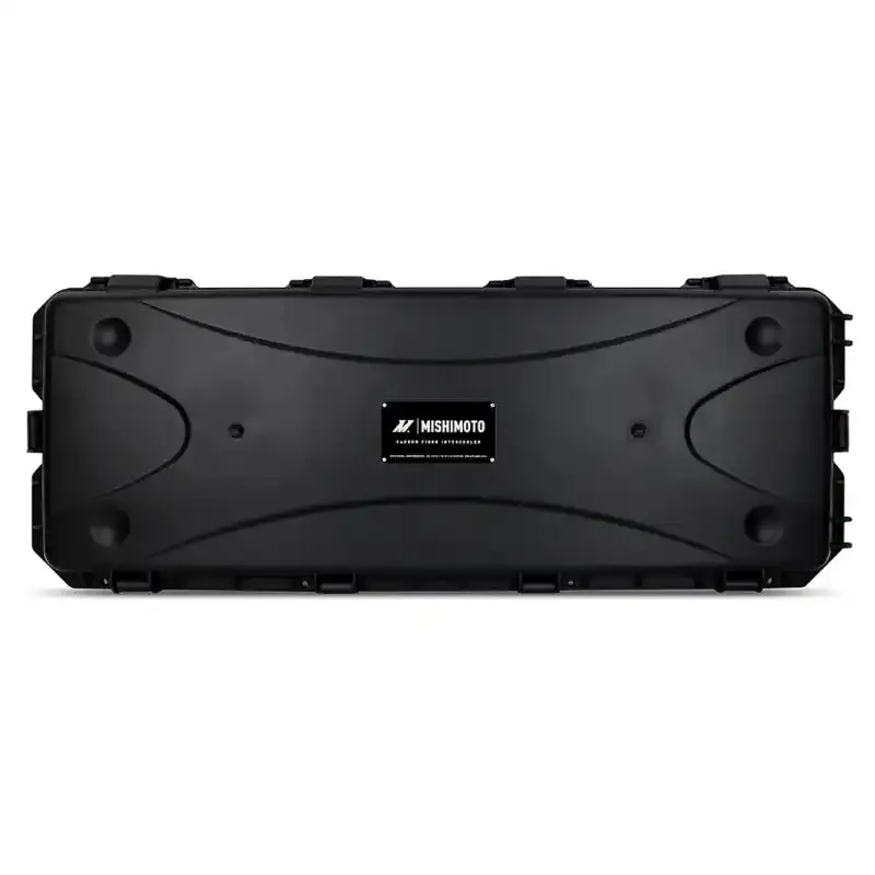 Mishimoto Universal Gloss-Finish Carbon Fiber Intercooler – 525Mm Core, Silver C-Flow Design With V-Band Ends 1