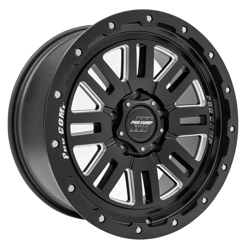 Pro Comp 5161-295550 Alloy Wheel – 20X9 Inch, 5X150 Bolt Pattern, 5-Inch Backspace, Zero Offset 1