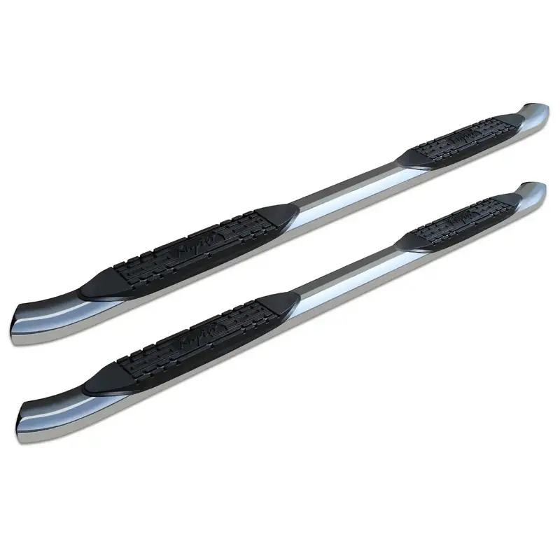 Raptor Series 1501-0592 – Polished Stainless Steel Oe-Style Curved Oval Running Boards For 2007–2019 Chevy Silverado & Gmc Sierra (1500, Ld/Limited, 2500/3500 Hd) 1