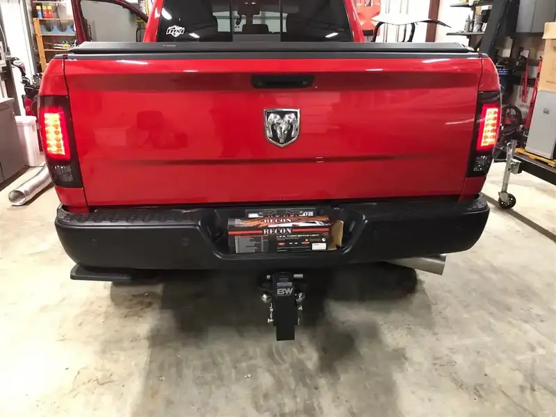 Recon 264336Bk Led Tail Light Assembly For 2013–2017 Dodge Ram 1500 1