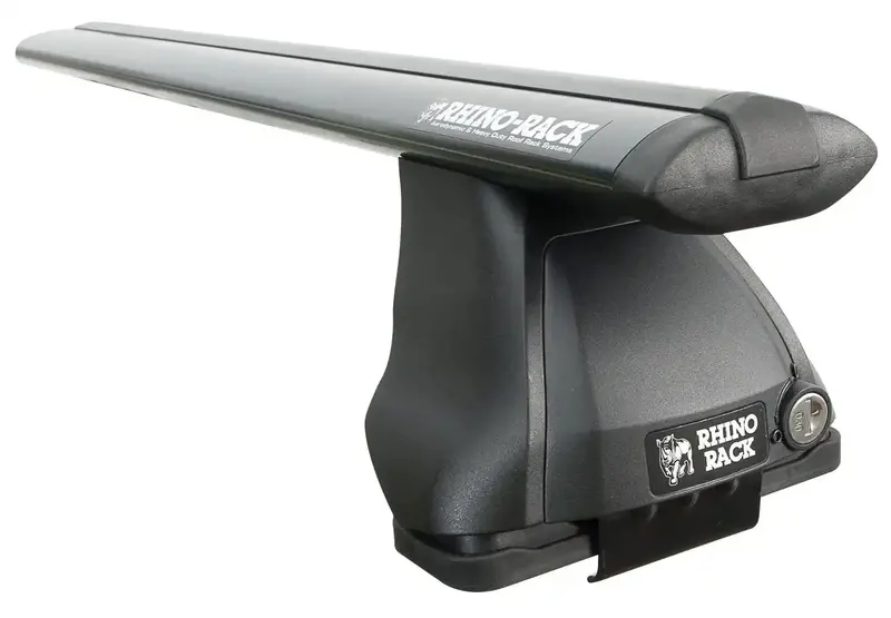 Rhino-Rack Ja3657 Vortex 2500 Black Roof Rack System – Dual Crossbar Setup 1